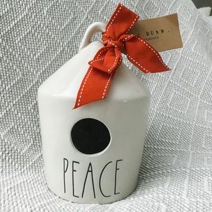 Rae Dunn PEACE birdhouse